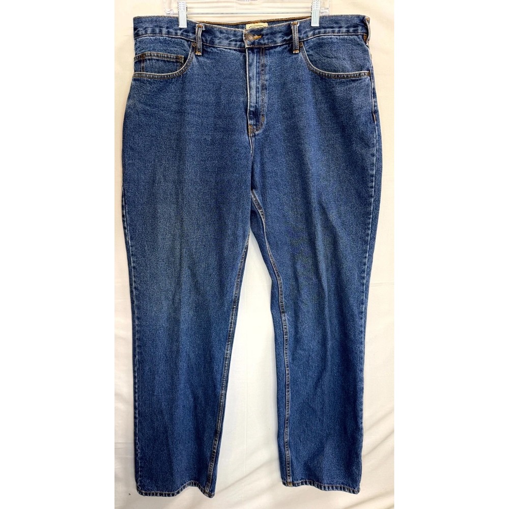 C.e. Schmidt Workwear Jeans Mens 38x36 Blue Denim Cotton Straight Leg Casual